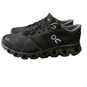 On Cloud X Men's Running Size 6 Black Asphalt Running Shoes